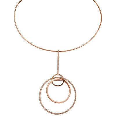 Swarovski Lyrebird Gold Tone Metal Plated Necklace 5381227 - Jewelry ...