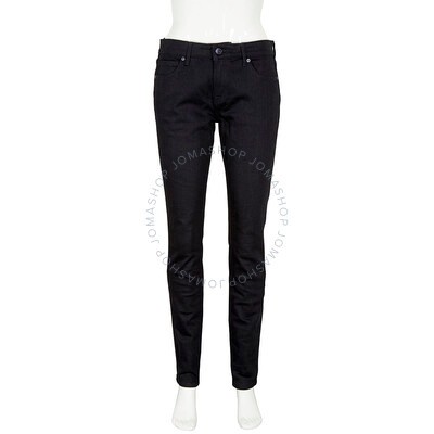 women's black jeans frayed hem