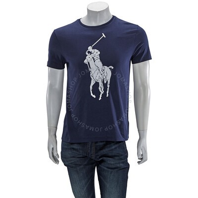 Polo Ralph Lauren Men's Pony Print T-Shirt in White, Brand Size X-Small ...
