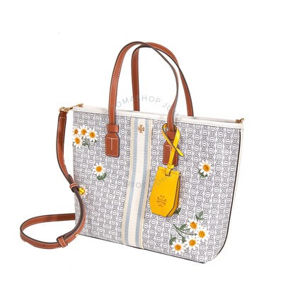 tory burch gemini link applique tote