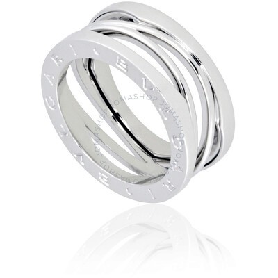 Bvlgari B Zero1 3 Band Ring In 18 Kt White Gold Jewelry Ladies Jewelry Jomashop