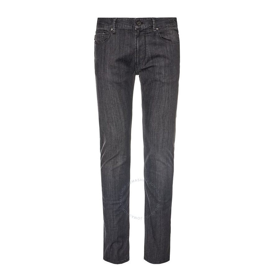 mens black slim fit armani jeans