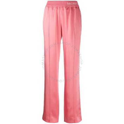 Moncler Ladies Side Stripe Tracksuit Pants in Red E10931650000-C0006 ...