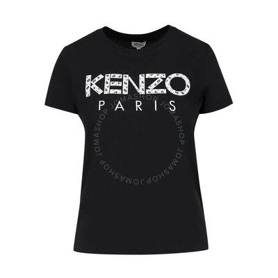 Kenzo Ladies Sea Lily Dual Material T-Shirt, Brand Size Small ...