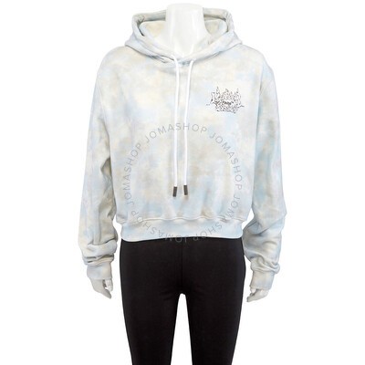 cropped off white hoodie