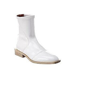 ladies white ankle boots