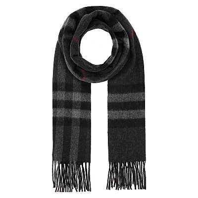 burberry black cashmere scarf