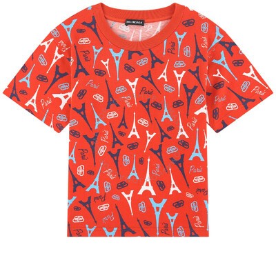 balenciaga red t shirt