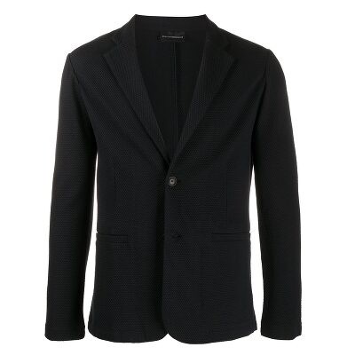 Emporio Armani Men's Reversible Navy Blazer Jacket, Brand Size 52 ...