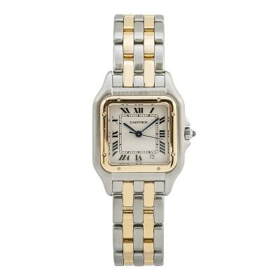 Cartier Panthere de Cartier Silver Dial Ladies 18kt Pink Gold Watch ...
