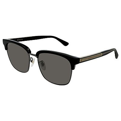 Gucci Grey Polarized Rectangular Polarized Men's Sunglasses ...