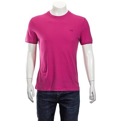 pink lacoste tshirt