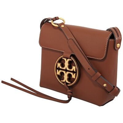 miller metal logo crossbody tory burch