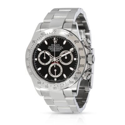 Rolex Cosmograph Daytona Automatic Black Dial Stainless Steel Oyster ...