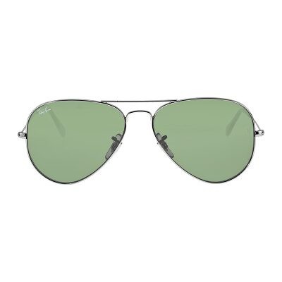 aviator arista polarized green eye 58mm sunglasses