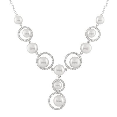 y shaped pearl necklace
