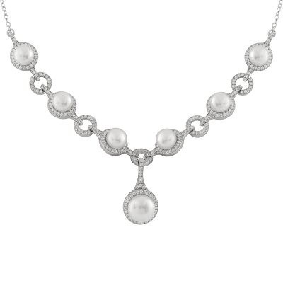 y shaped pearl necklace