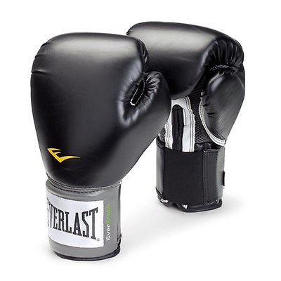 Red/Blue Everlast 14oz Leather Boxing/Sparring Gloves 