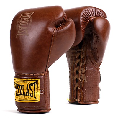 Everlast Elite Hook & Loop Training Boxing Gloves Sparring Bag Mitt Work  10/14oz