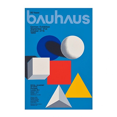 Bauhaus 1968, Epic poster - Royal Academy of Arts - Shop | Royal