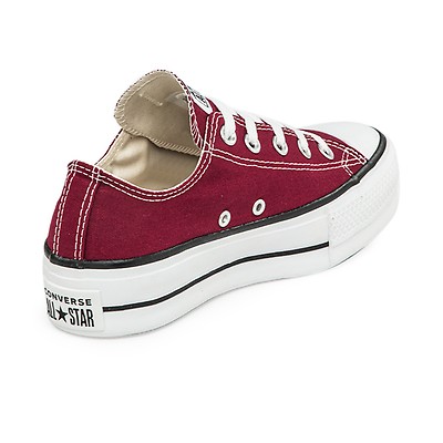 Zapatillas converse 2024 rojas con plataforma