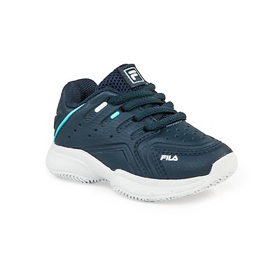 Zapatilla De Tenis Fila Lugano 6.0 Niño Blanca