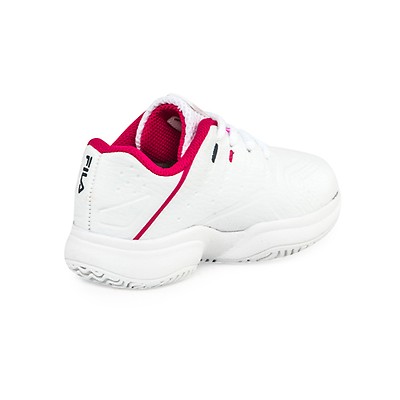 Zapatilla De Tenis Fila Lugano 6.0 Niño Blanca