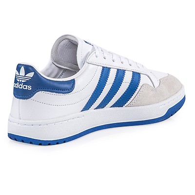 adidas blancas con azul