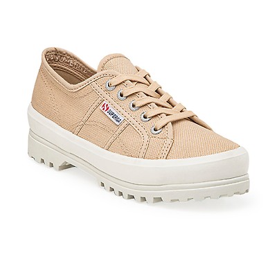 Zapatillas Superga Shiny Gum Mujer Beige, Solo Deportes