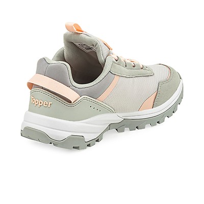 Zapatillas Trekking Montagne Wildo Mujer Beige