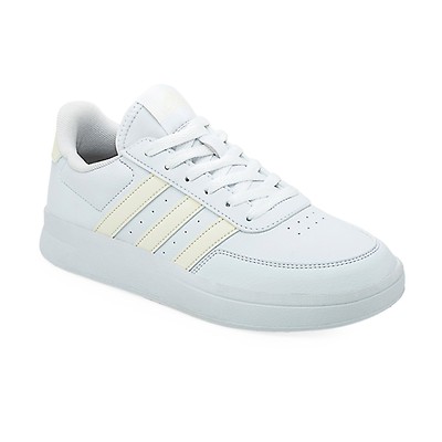 Zapatillas adidas mujer blancas con rayas negras hot sale