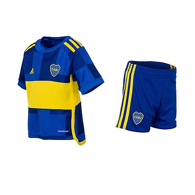 Mini Kit De Boca Adidas Oficial Bebe Azul Solo Deportes