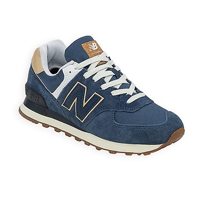 New balance 574 gris y azul best sale