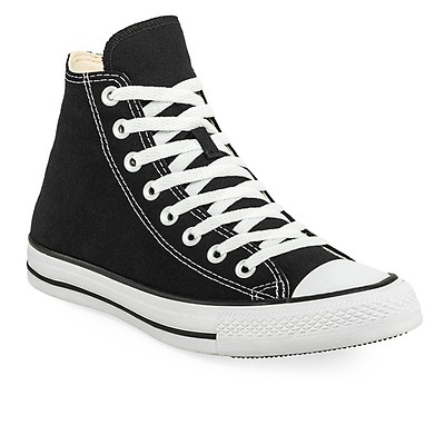 Converses best sale negras plataforma