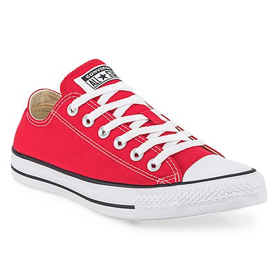 Converse rojos sin on sale cordones