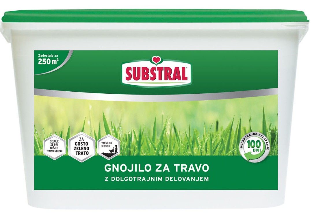 GNOJILO ZA PRIDELAVO SUBSTRAL GNOJILO ZA TRAVO Z DOLGOTRAJ. DELOVANJEM 5KG