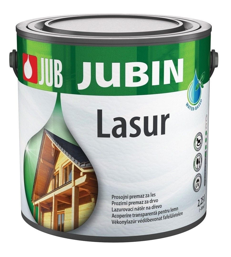 DEBELOSLOJNI PREMAZ JUB JUBIN LASUR ŠT.7 2.25L MAHAGONIJ