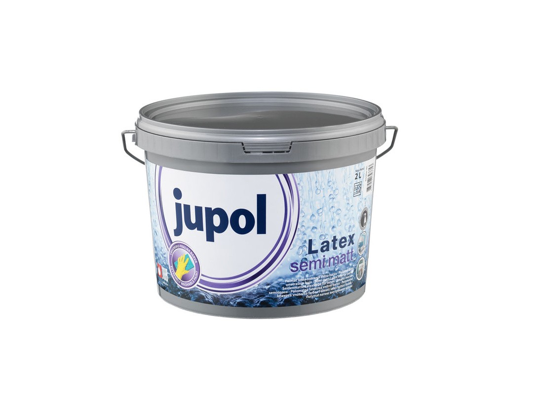 PROFESIONALNA BARVA JUB JUPOL LATEX POLMAT BELI 2 L - LATEX SEMI MATT