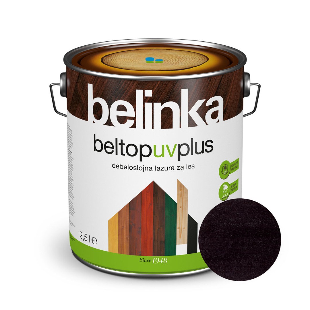DEBELOSLOJNI PREMAZ BELINKA BELTOP ŠT.5 EBENOVINA UV PLUS 2.5 L