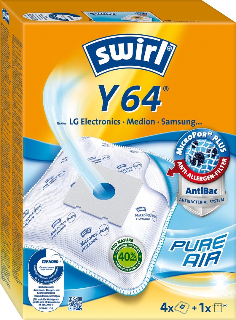 VREČKE ZA SESALNIK PISKAR Y 64