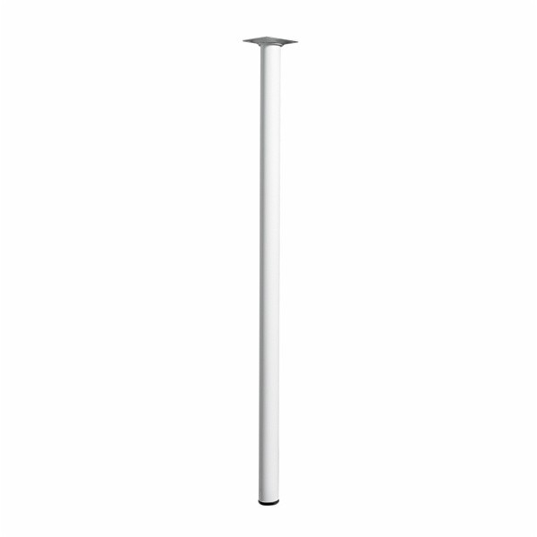 POHIŠTVENA NOGA HETTICH DIY, OKROGLA FI 30X700 MM, BELA