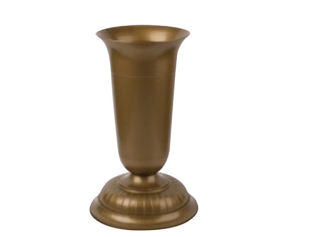 ZUNANJA VAZA NAGROBNA 25 CM BRONZ