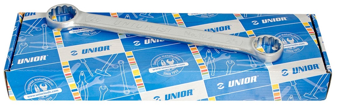 GARNITURA RAVNIH OBROČNIH KLJUČEV UNIOR V KARTONU 6 - 32 MM/11-DELNA ART. 182/2ACB (612568)