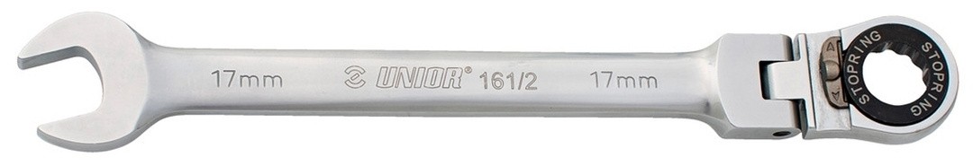 VILIČASTO OBROČNI KLJUČ Z RAGLJO Z ZGLOBOM UNIOR 17 MM ART. 161/2 (622848)