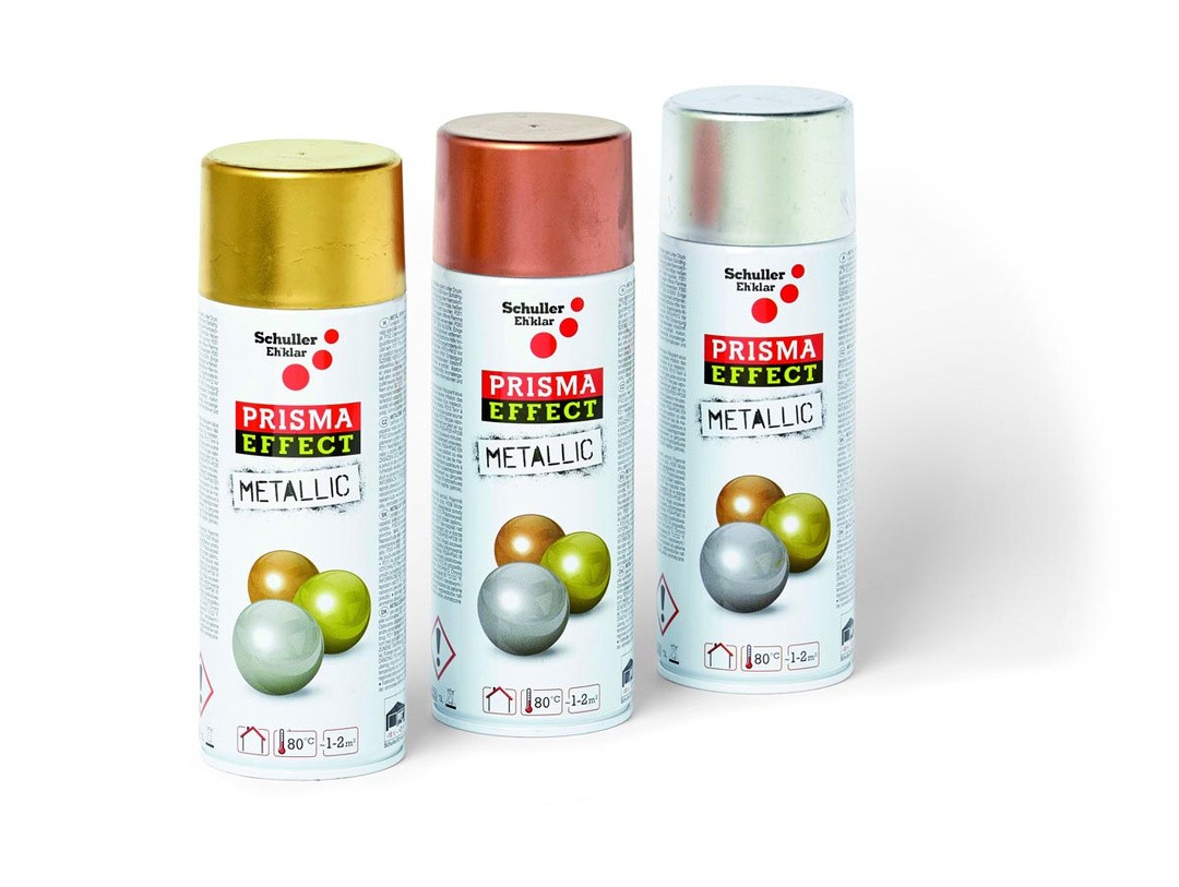 BARVNI SPREJ PRISMA EFEKT METALLIC PRO 400 ML SREBRNA