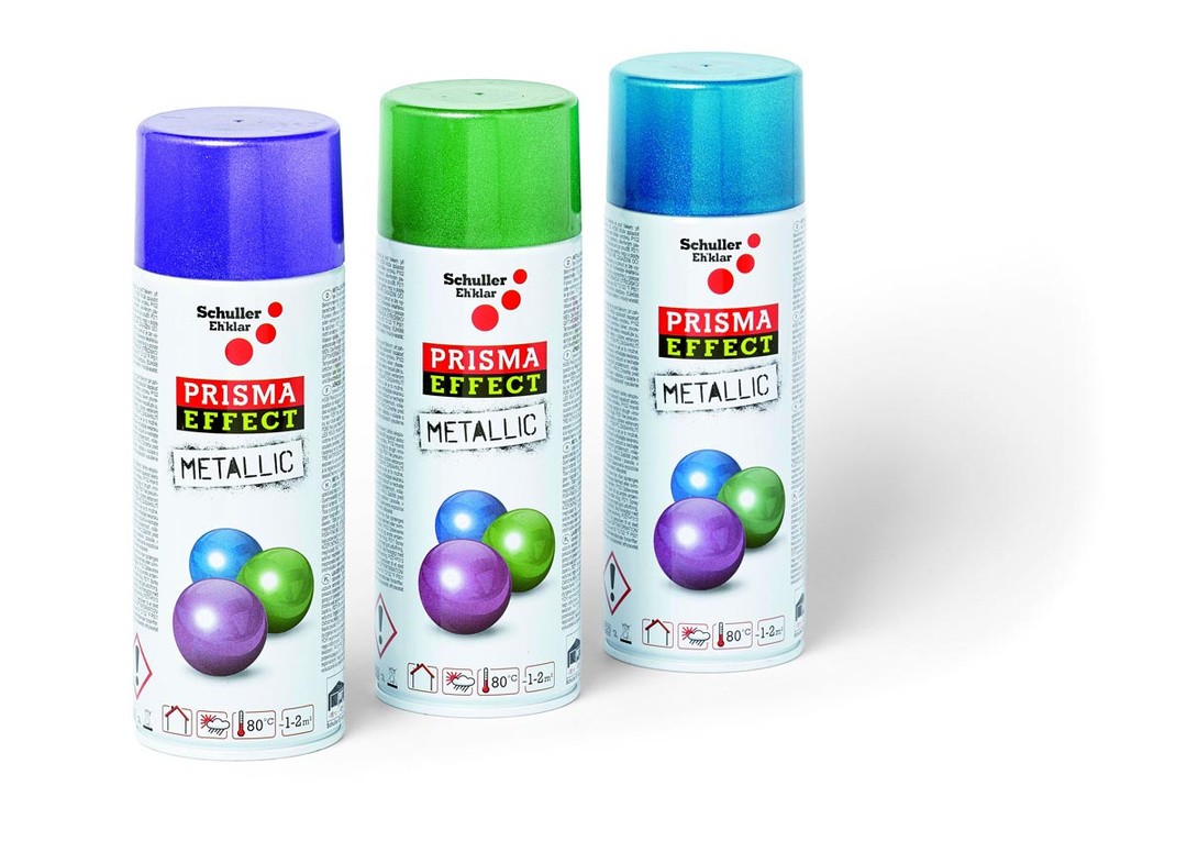 BARVNI SPREJ PRISMA EFEKT METALLIC 400 ML SIVA