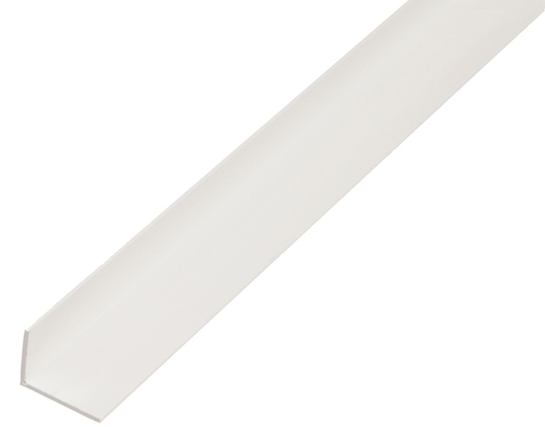 KOTNI PROFIL ALBERTS PVC, 20X10X1.5X1000 MM BEL
