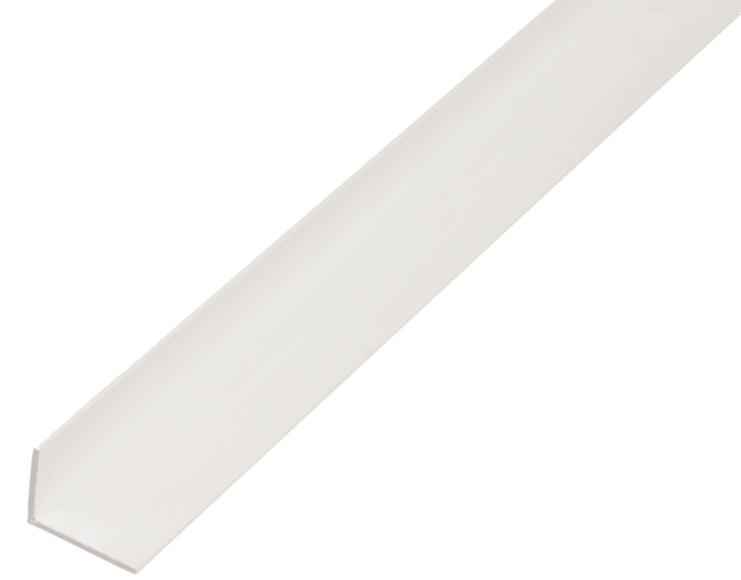 KOTNI PROFIL ALBERTS PVC, 20X10X1.5X2000 MM BEL