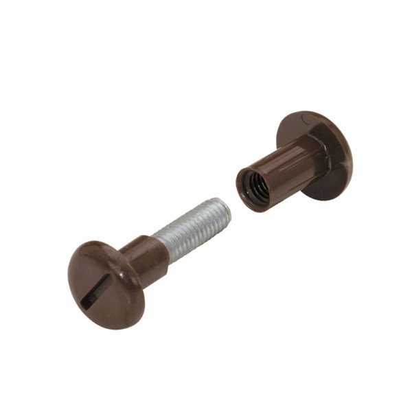 VEZNI VIJAK HETTICH DIY M6 45-54 MM, RJAV, V ZAVOJU JE 10 KOS