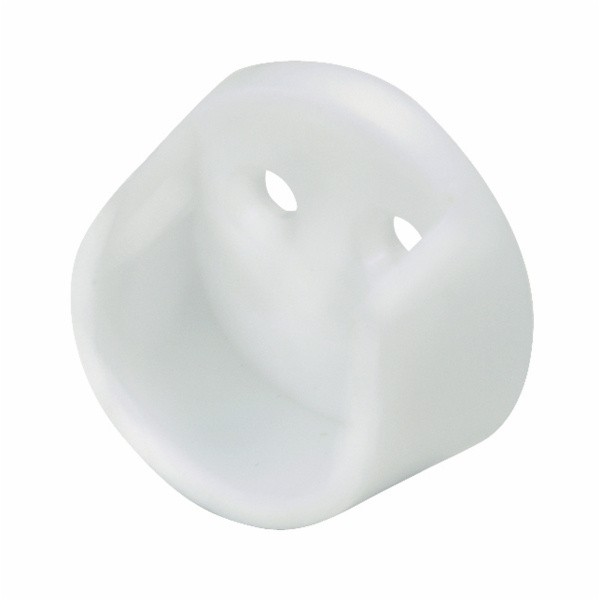 NOSILEC OBEŠALNE PALICE ZA OMARO HETTICH DIY, OKROGEL FI 25 MM, BEL